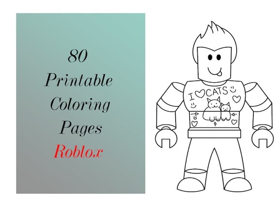 64 Cute Roblox Coloring Pages  Latest Free