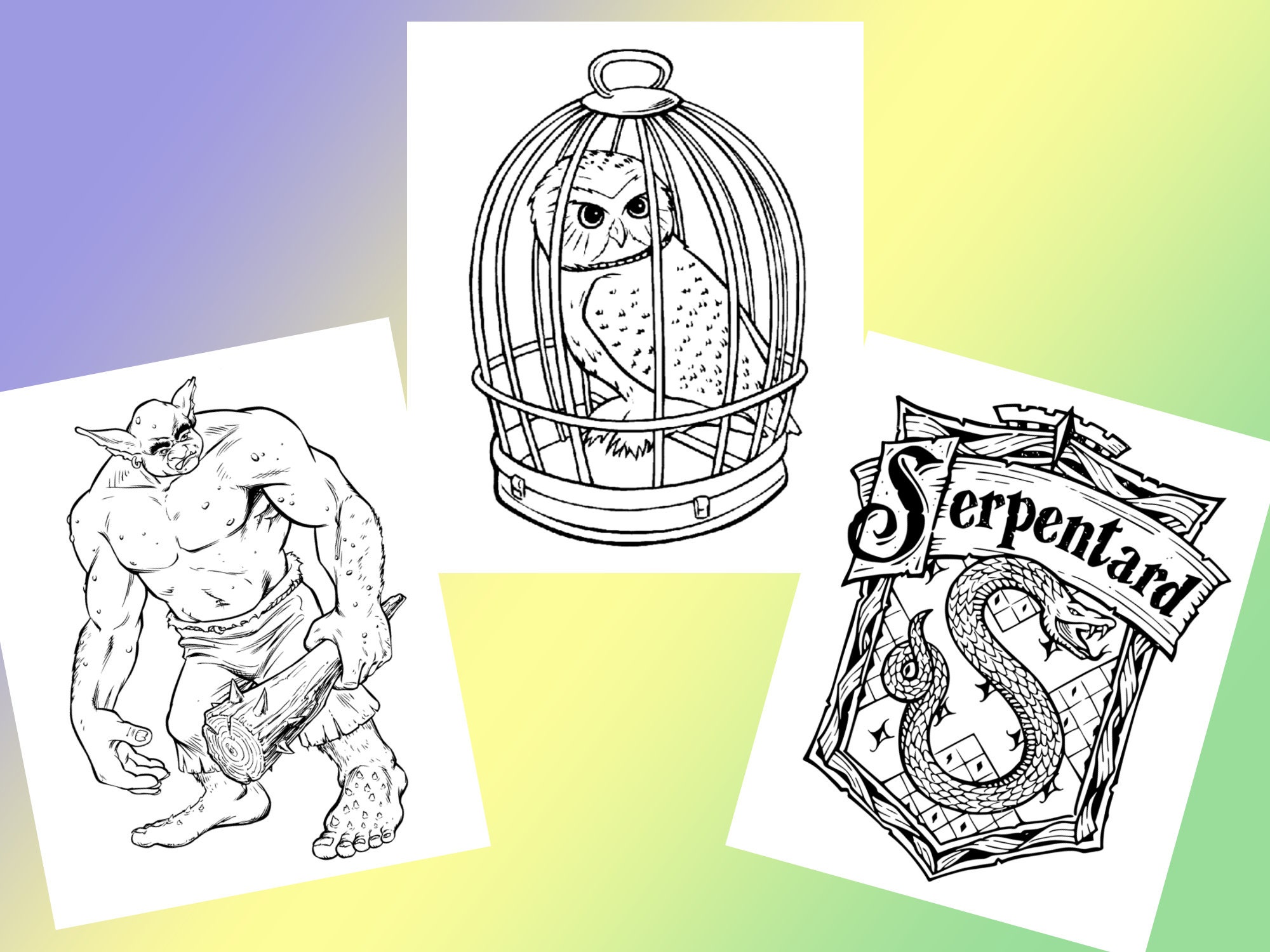 Coloring Pages PDF , Printable Cute Easy Color Sheets to Print for Kids