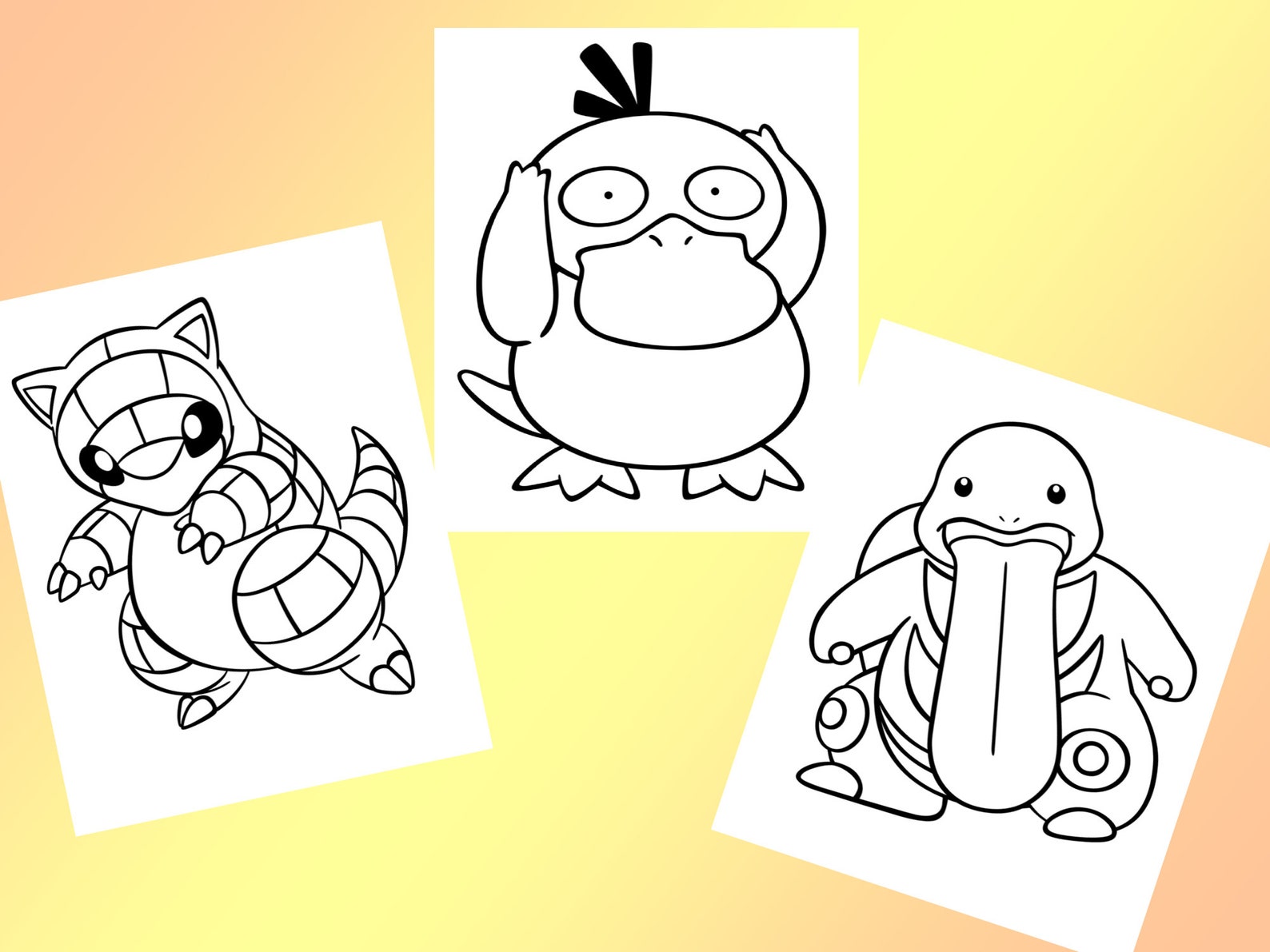 Coloring Pages PDF, Printable Cute Easy Color Pages to Print for Kids