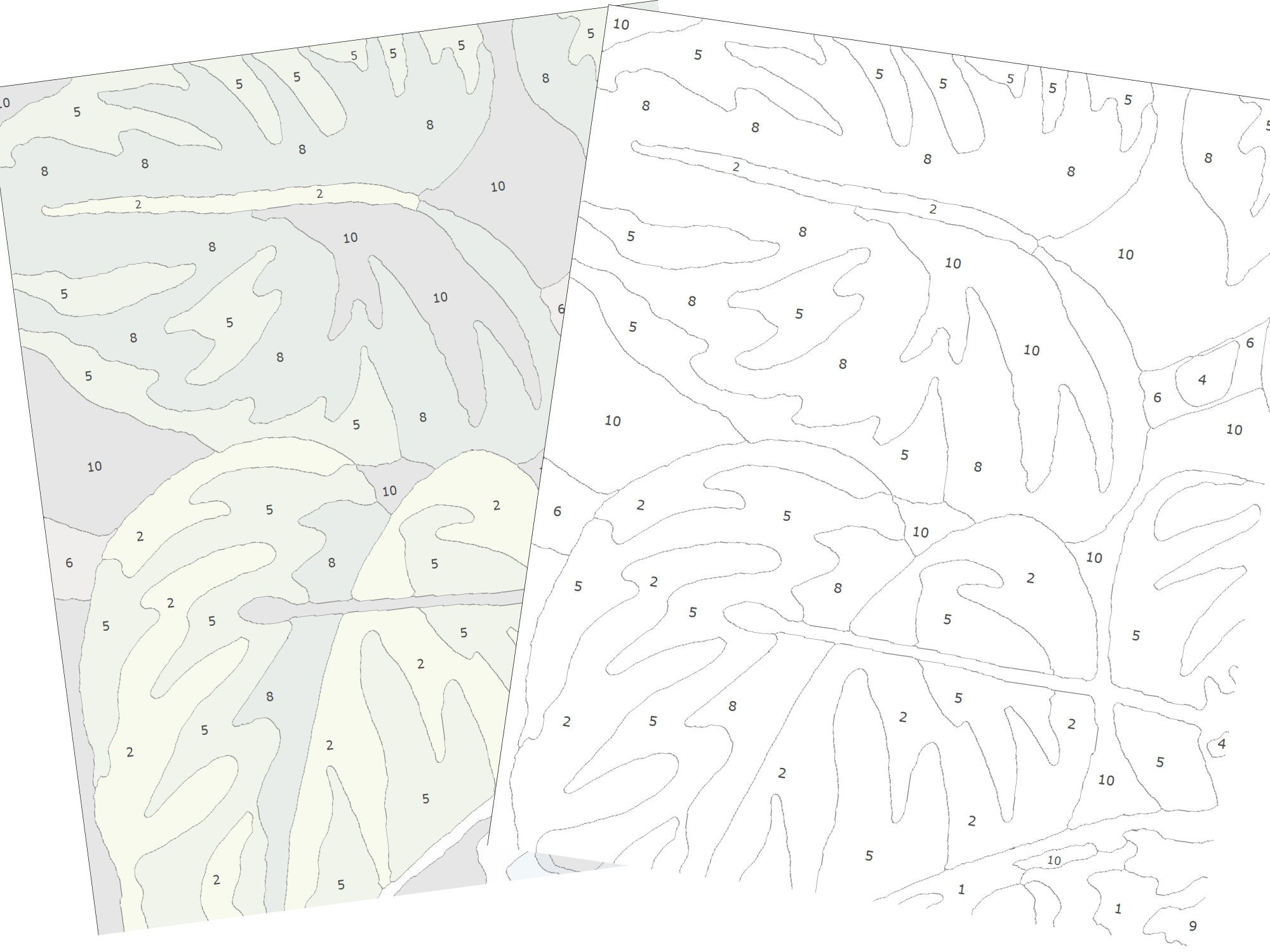 Paint by Number Butterfly PDF, for Adults Kids Easy Cute Printable ...