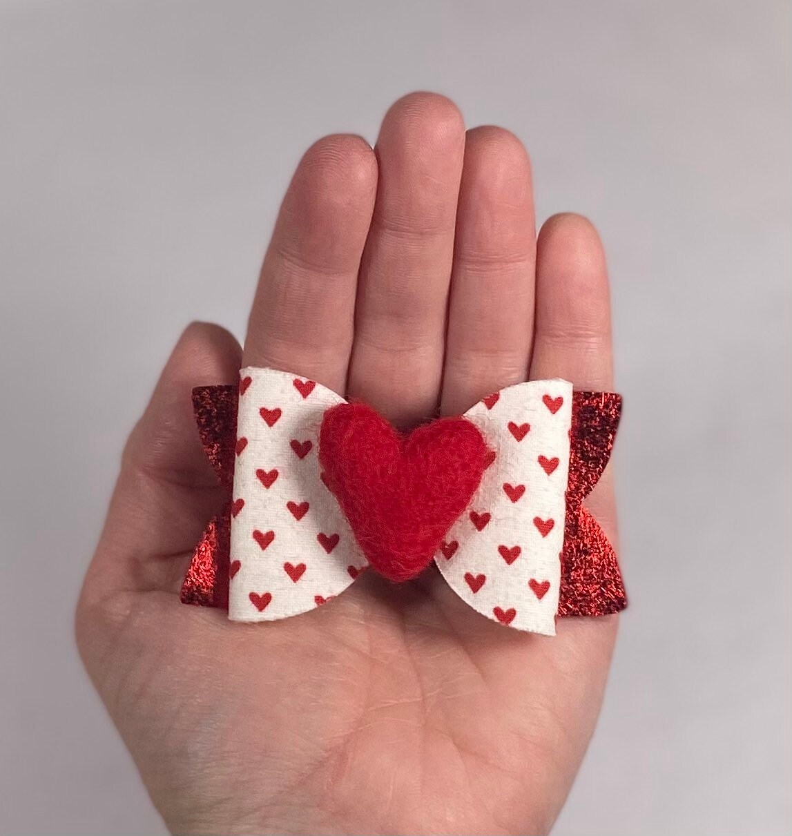 Valentines Barrette Heart Barrette Valentines Day Gift Etsy UK