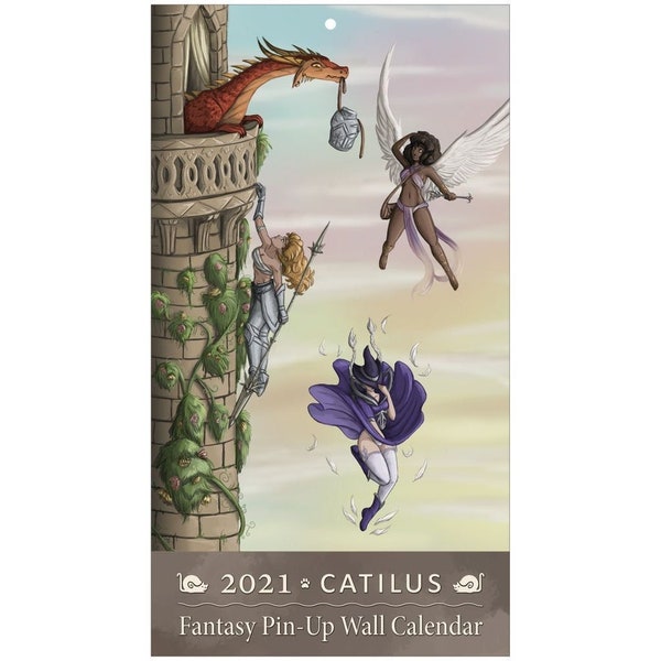 2021 Catilus Fantasy Pin-Up Wall Calendar