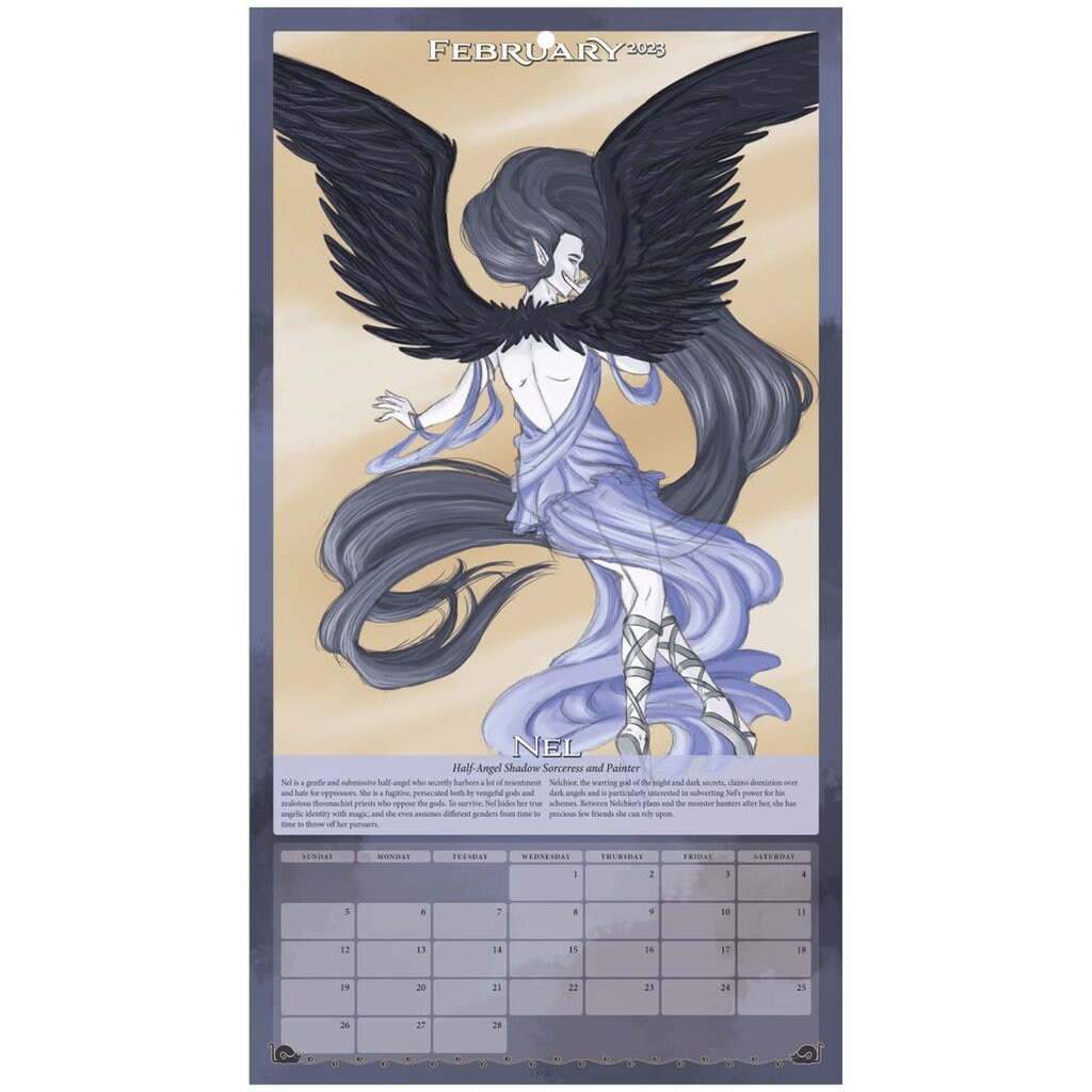 2023 Catilus Fantasy Pin-up Wall Calendar - Etsy