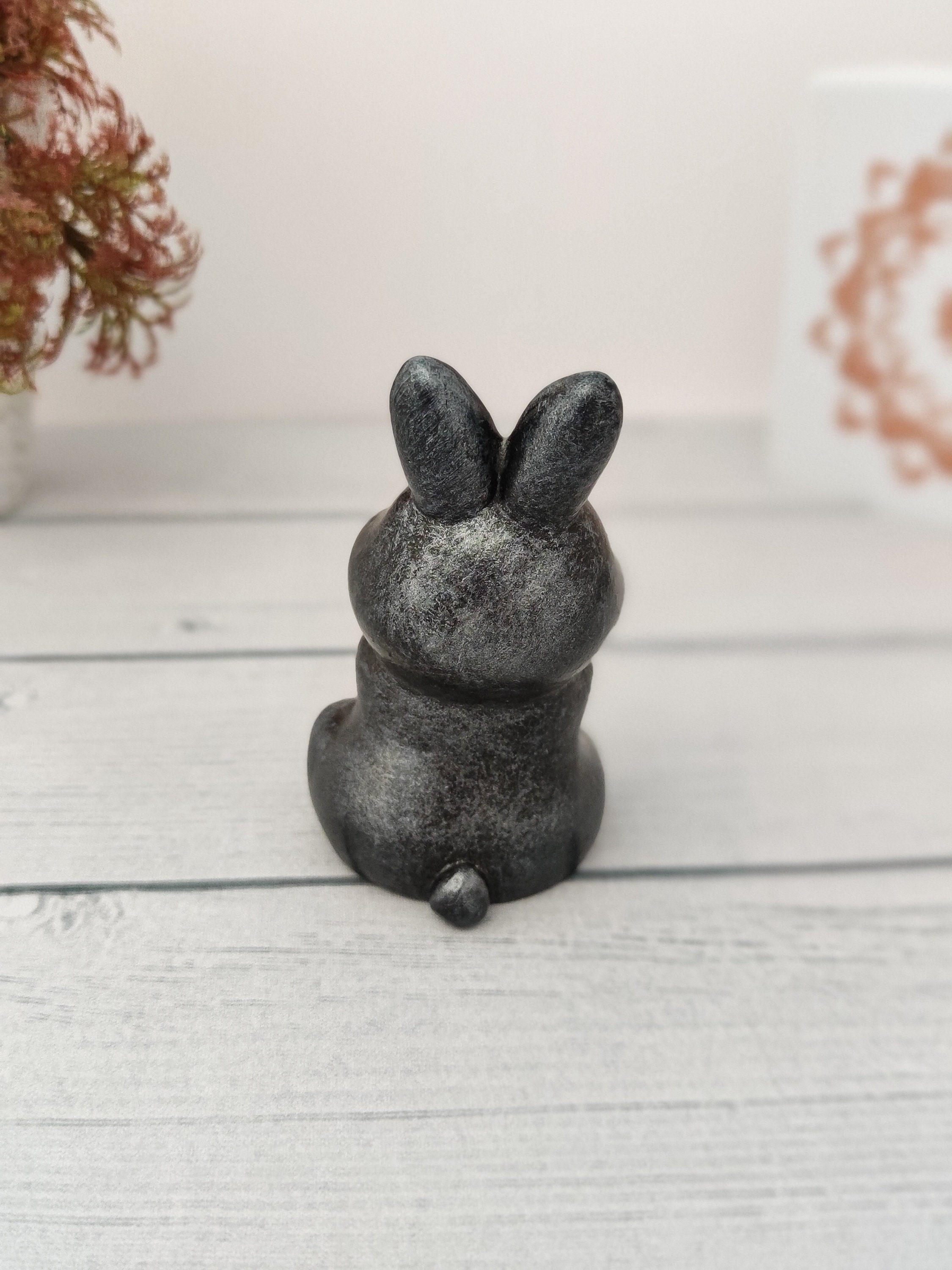 Minimalist Zen Sculpture for Desk Yoga Pose Rabbit Statue Etsy