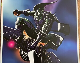 Green Goblin 12 x 18 Fan Art Poster Print