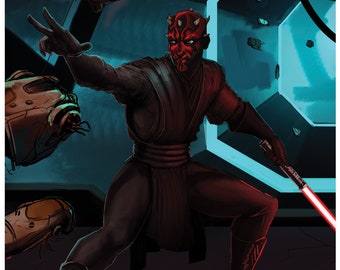 Darth Maul Poster Print