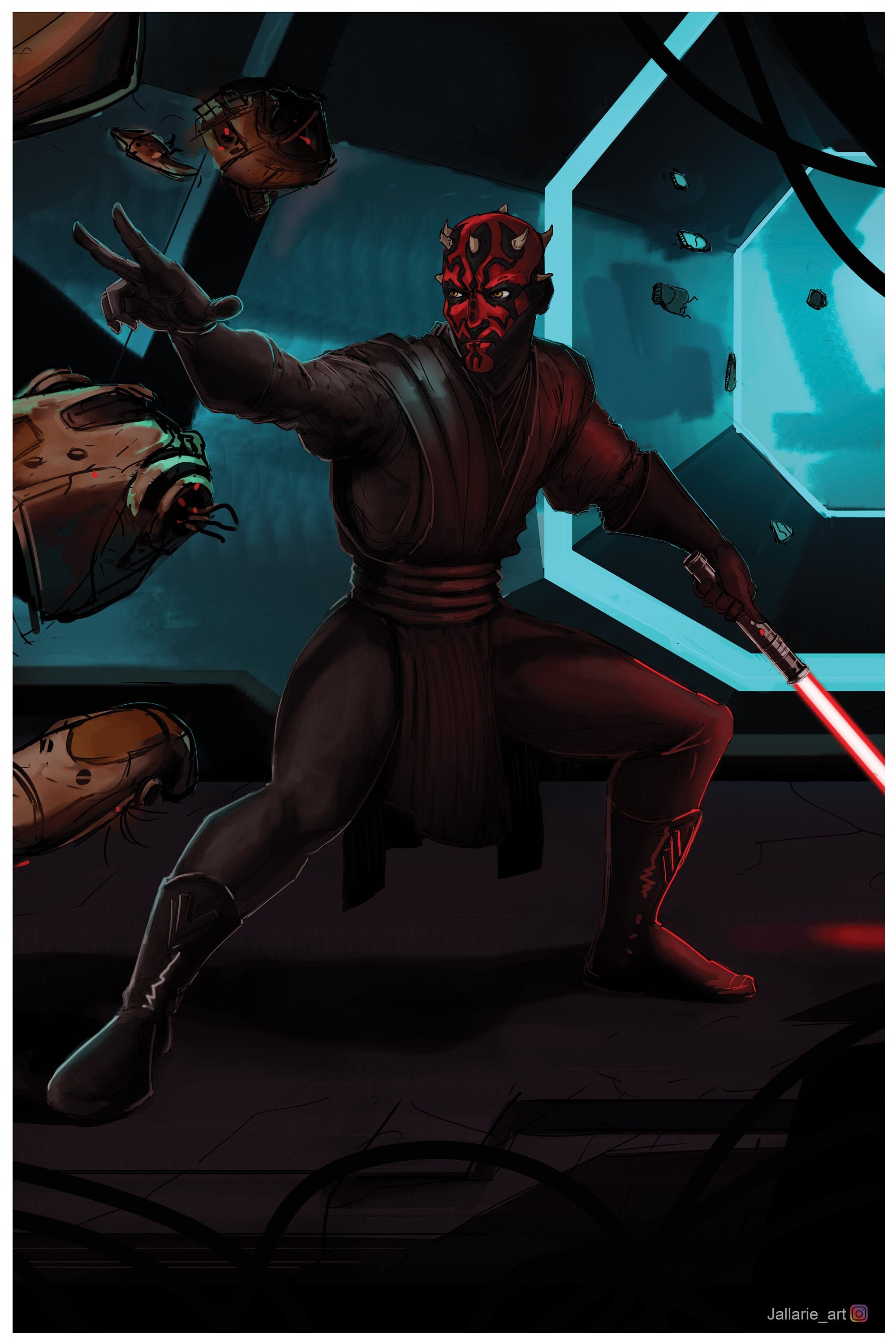 Darth Maul Poster Print - Etsy