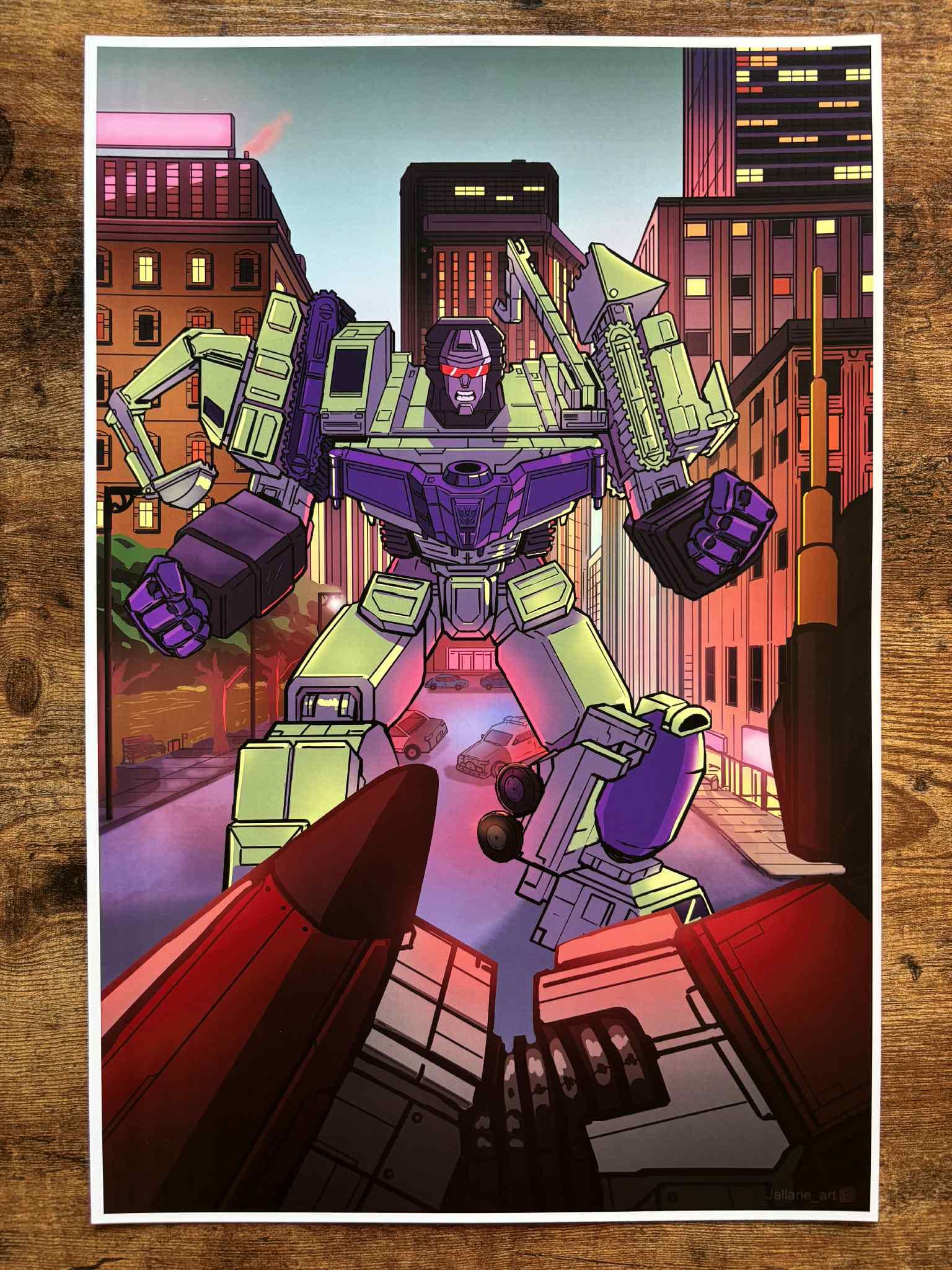 Transformers Devastator Art Poster Print - Etsy