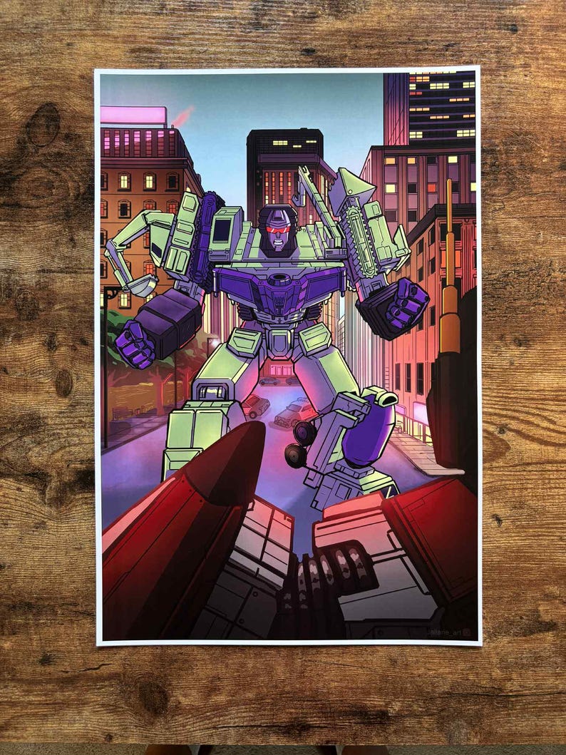 Transformers Devastator Art Poster Print - Etsy
