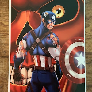 Captain America Poster Print