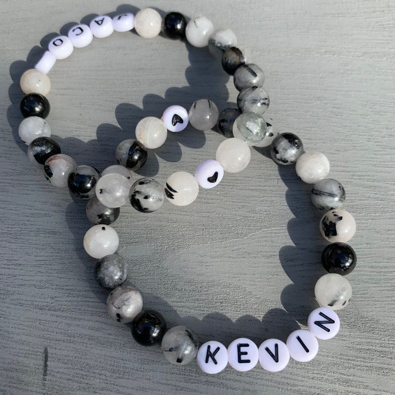 The Boyz Gemstone Beaded Stretch Bracelet