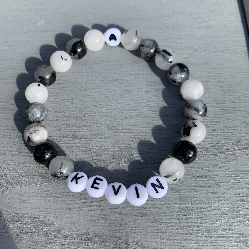 The Boyz Gemstone Beaded Stretch Bracelet