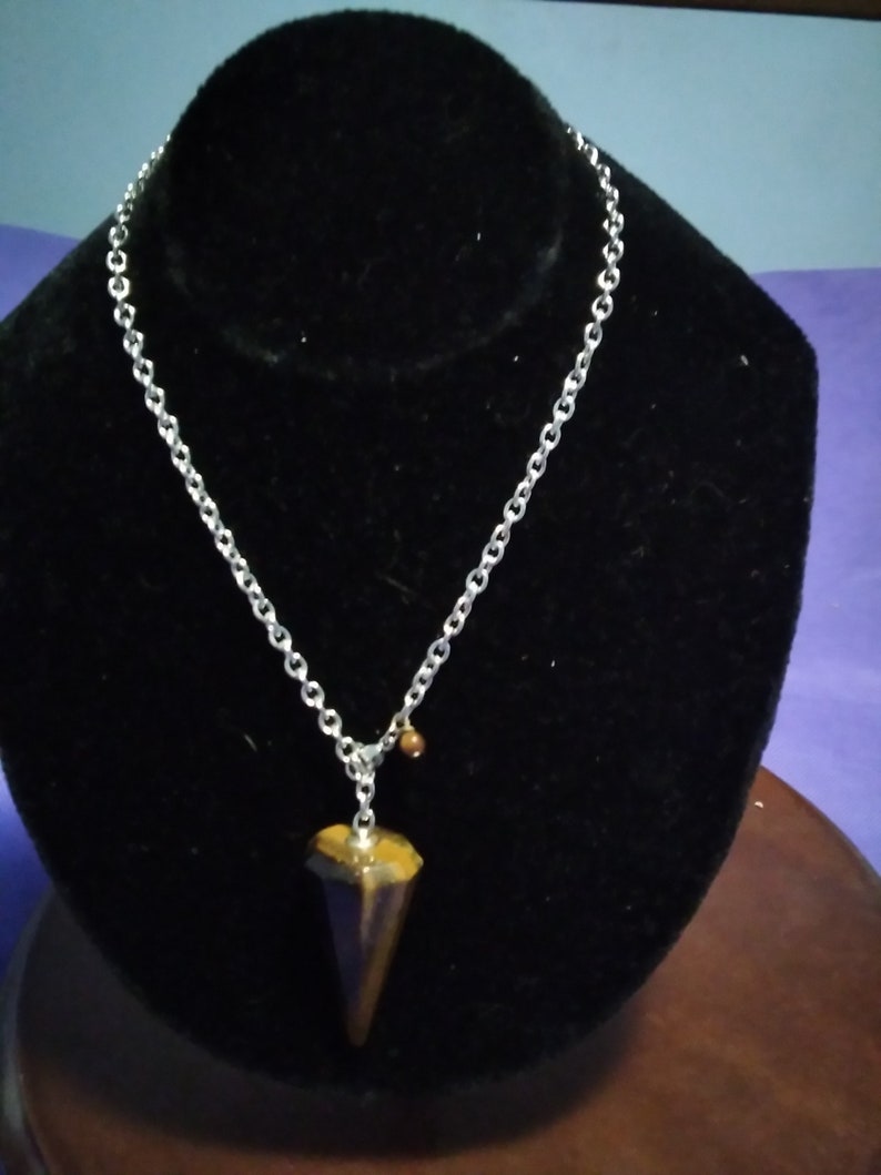 Big hanging pendulum tiger/'s eye