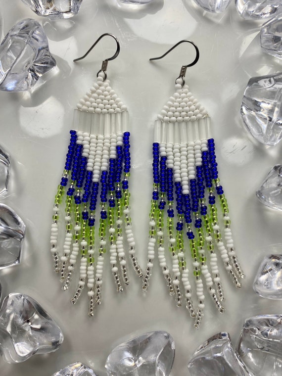 Seahawks beaded deals earrings