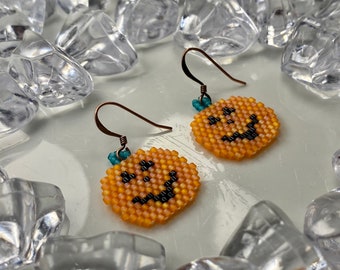 Halloween Pumpkin Earrings