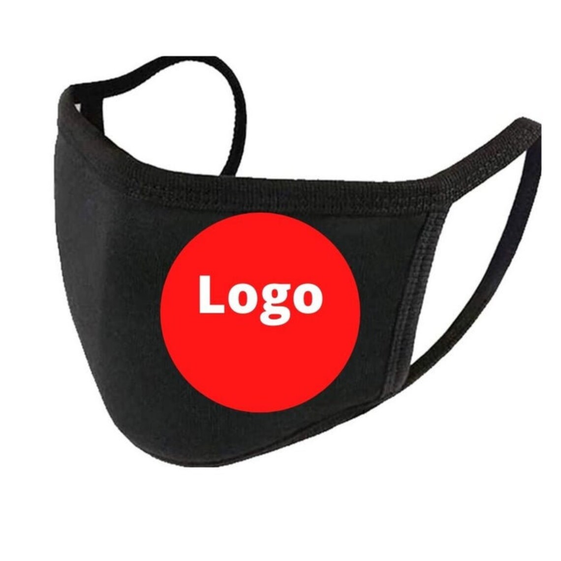 50 Custom Logo Face mask Personalized Face Mask Cotton Face Etsy