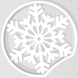 Magical Mouse Ear - 3D Print STL File - Snowflake Design - Digital