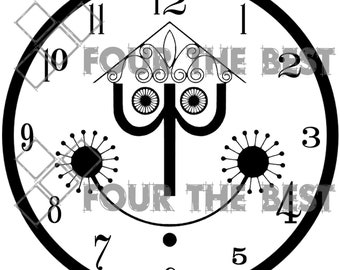 It's a Small World Clock Face SVG File Download 2 - Etsy Australia