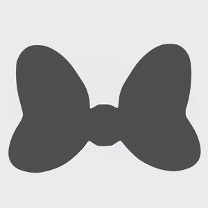 Headband Bow - 3D Print STL File - Flat Bow