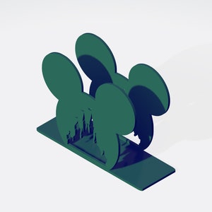 Zauberhaftes Maus Schloss Serviettenhalter - 3D Druck STL Datei