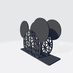Zauberhafter Maus Serviettenhalter - Spaceship Earth Design - 3D Druck STL Datei