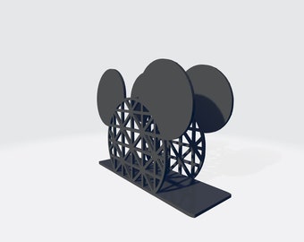 Magical Mouse Napkin Holder - Spaceship Earth Design - 3D Print STL File