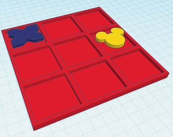 Juego Magical Mouse Tic-Tac-Toe - Archivo STL de impresión 3D - Juego completo