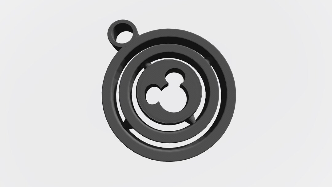 Magical Mouse Keychain SPINNER 3D Print STL File Digital File Etsy