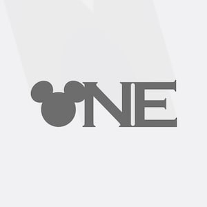 Magical Mouse One - 3D Print STL File - One Sign