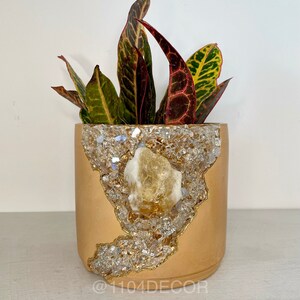 Natural Citrine Crystal Vessel