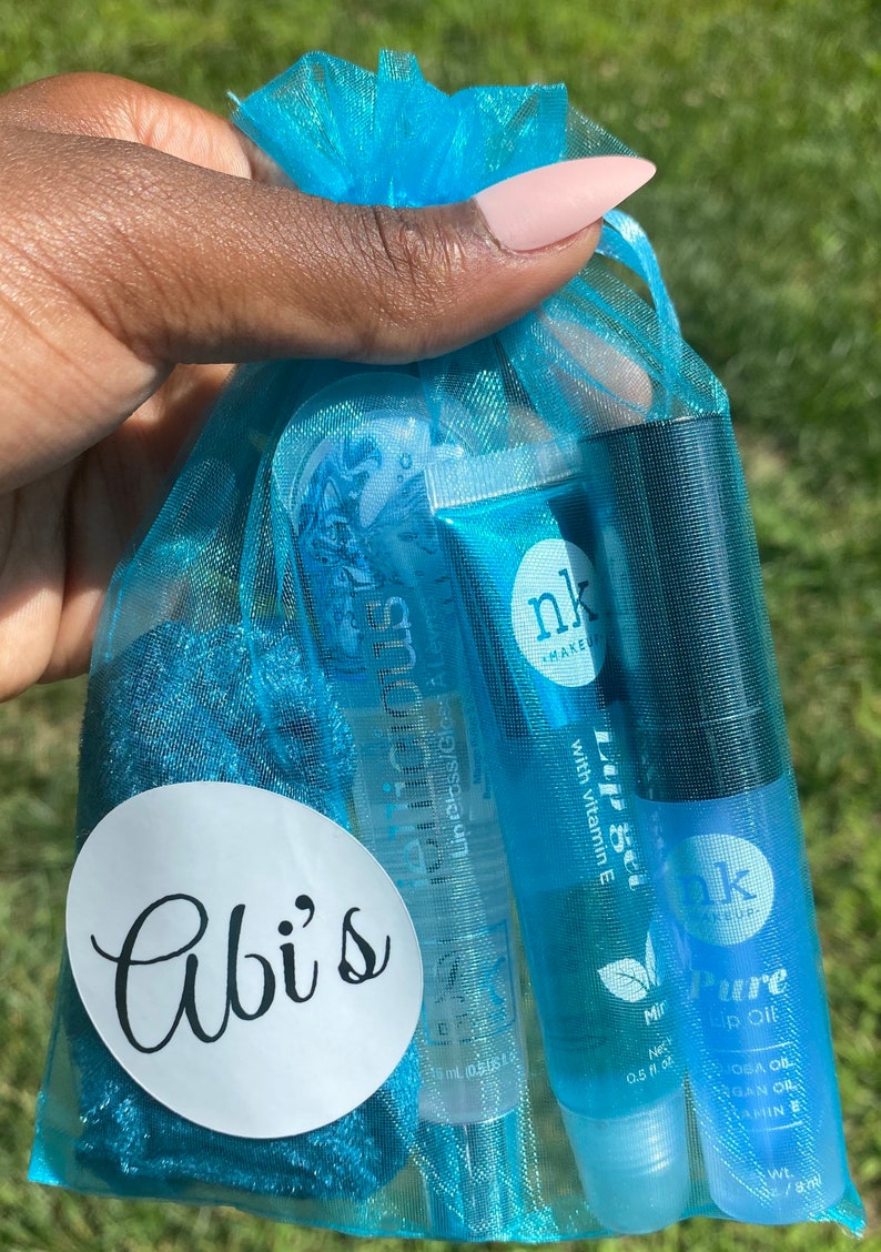 Lip gloss Bundles 3 pack Drawstring Variety of Colors Etsy