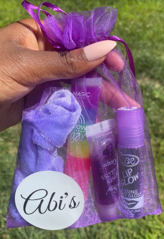Lip gloss Bundles 3 pack Drawstring Variety of Colors Etsy