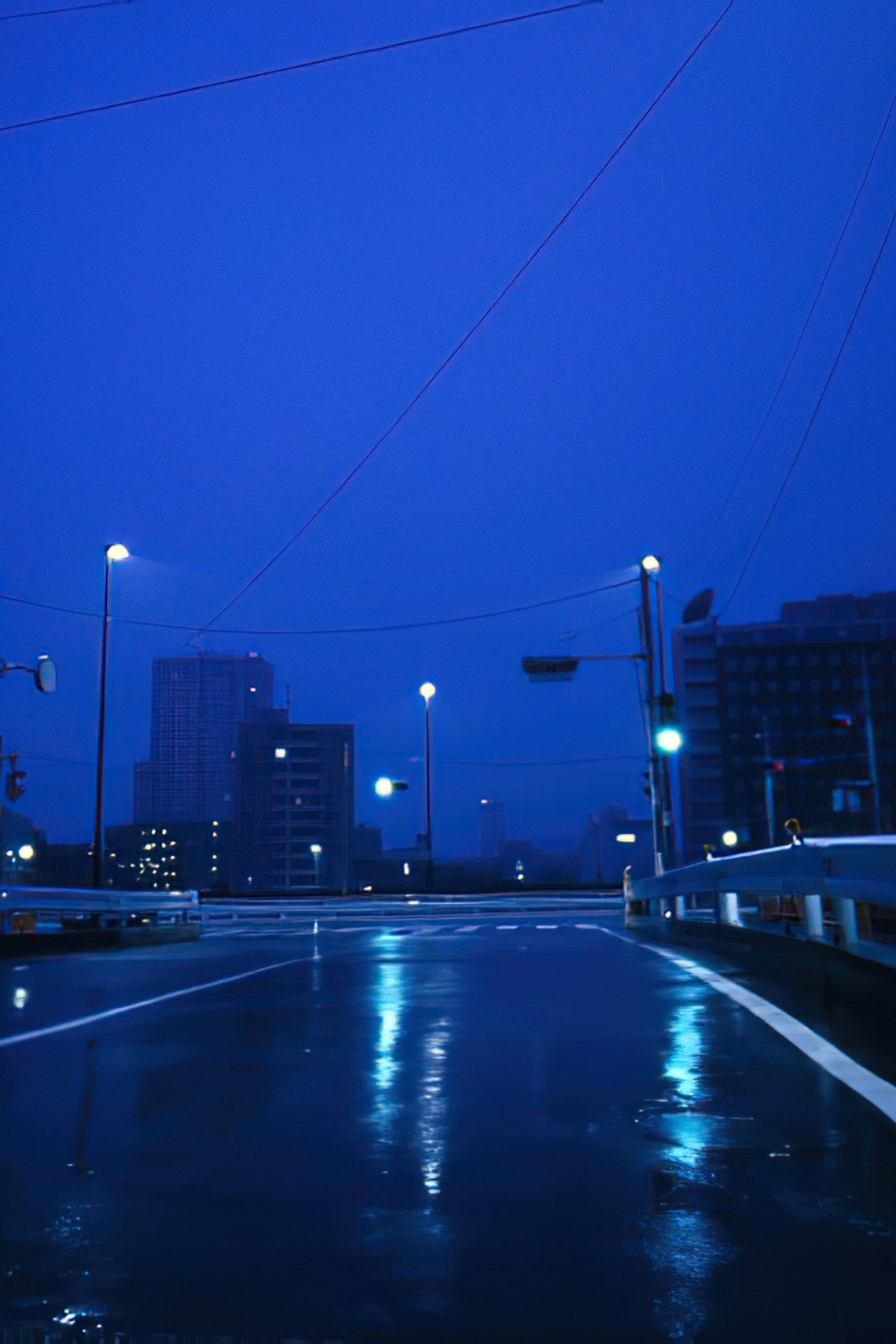 Dark Blue Wall Collage Kit Grunge Blue Aesthetic DIGITAL Etsy UK