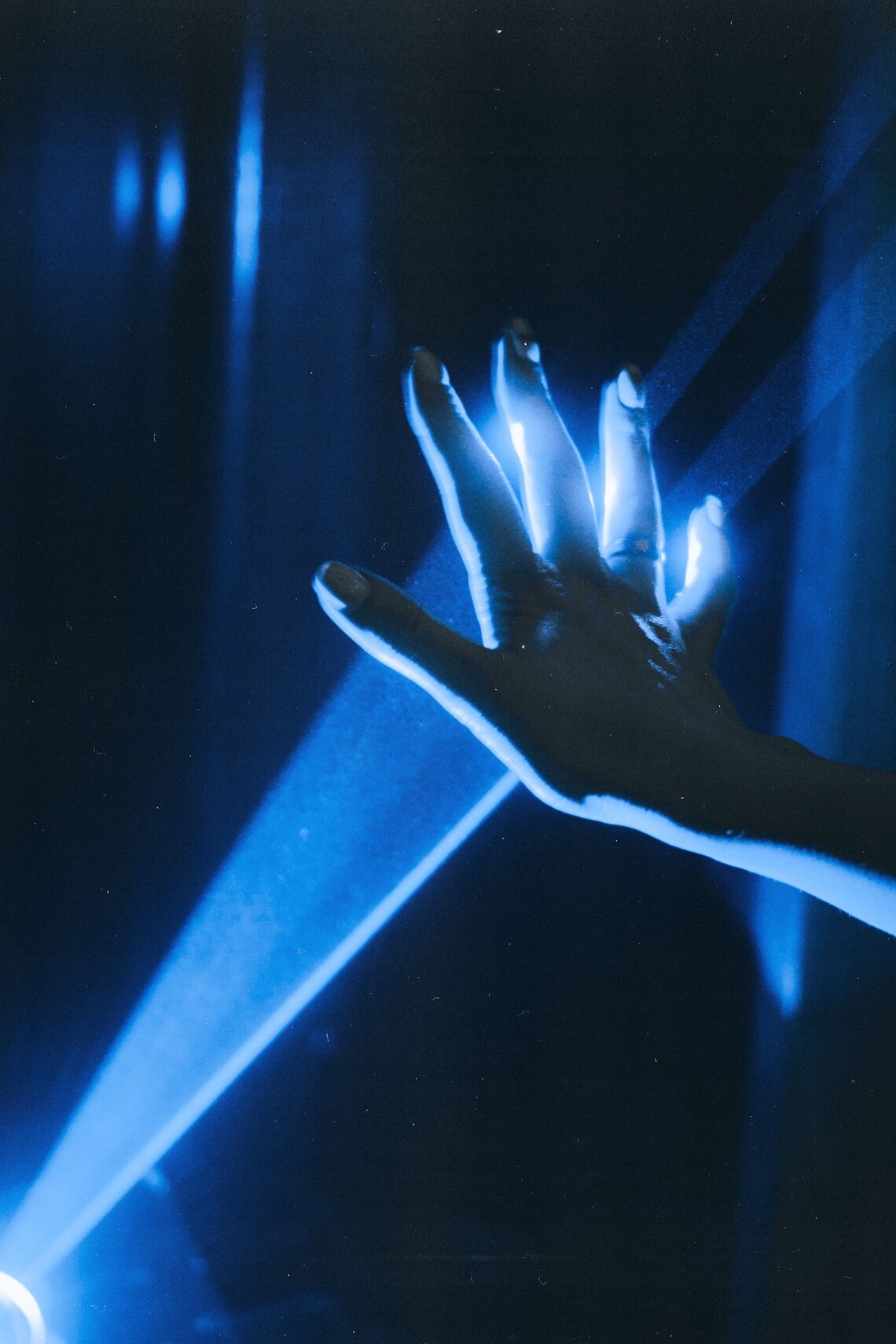 Dark Blue Wall Collage Kit Grunge Blue Aesthetic DIGITAL Etsy