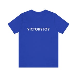 Camiseta VictoryJoy / Victory / Joy / Faith / Camiseta cristiana / Camiseta de manga corta de jersey unisex imagen 5