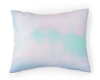 Heavenly Places Pink Clouds Pillow Sham Dream Life Bedding for Adults Kids Whimsical Soft Sky Pillow Cover Rainbow Fantasy Bed 2 sizes