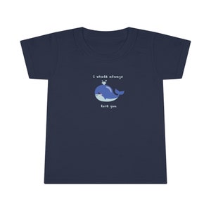 I Whale Always Love You Toddler T-shirt Children Tee Cute Toddler Tee Apparel Ocean Marine Kid&#39;s Tee Kids Apparel Trendy Toddler Apparel