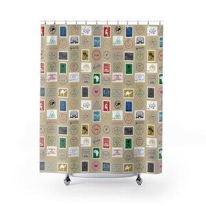 Going Global Shower Curtain Travel Shower World Map Shower Curtain International Travel Bath Global Adventure Travel Lover Shower Curtain