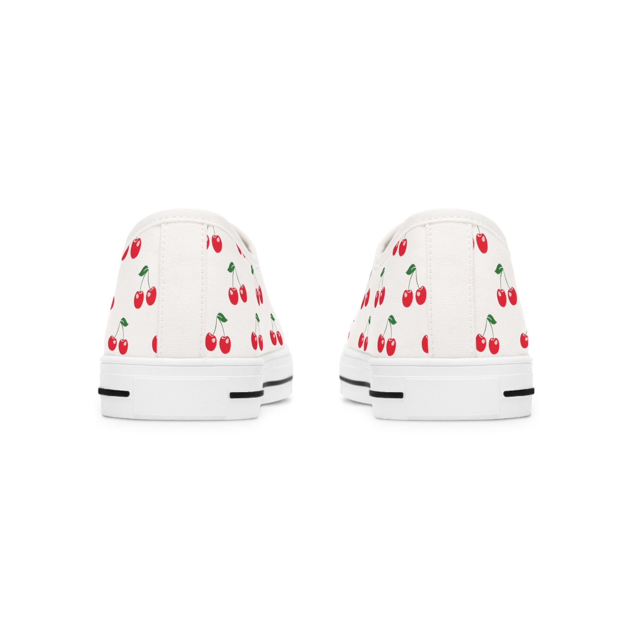 chaerry ページ Cheery Cherry Women's Low Top Sneakers Retro Cherries