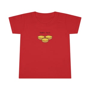 Sweet Tart Toddler T-shirt Chinese Egg Tart Love Asian Food Cute Kid&#39;s Tee Kid&#39;s Shirt Cute Toddler Tee Kid&#39;s Tee Toddler Apparel Fashion