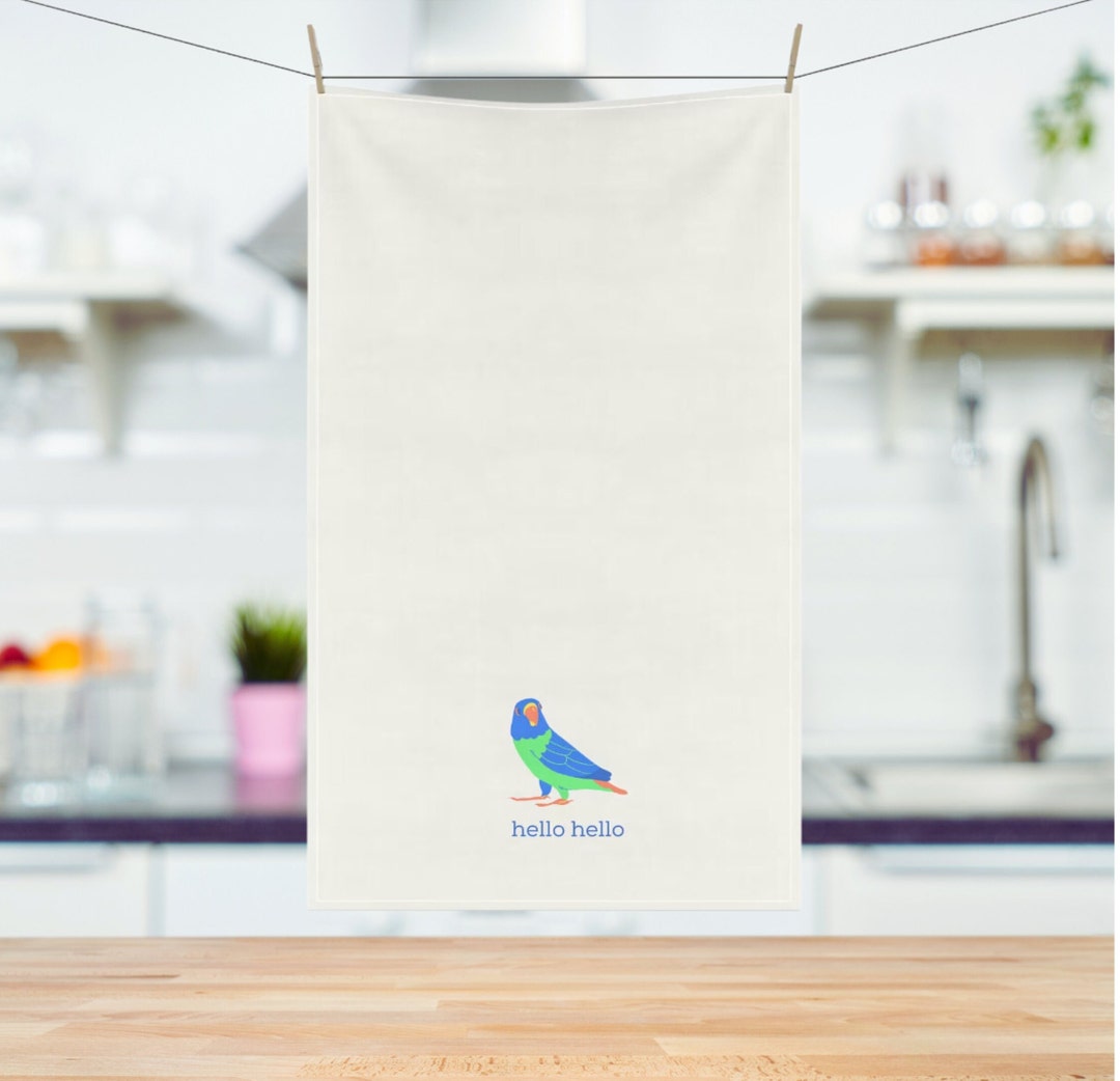 Round Beach Towel Parrot Trio main image 0