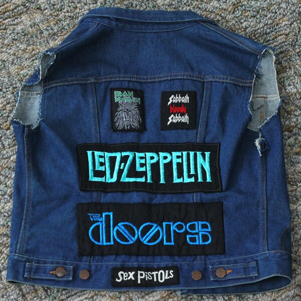 Cut off Jean Jacket Etsy