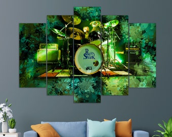 Drums Painting Etsy