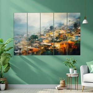 Tegucigalpa Canvas Print, Tegucigalpa Painting, Honduras Wall Art, Honduras Canvas Art image 5