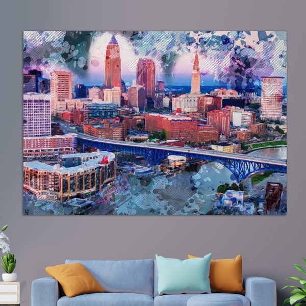 Cleveland Wall Art Etsy