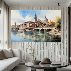 Verona Canvas Print, Verona Painting, Verona Arena, Verona Wall Art, Verona Print