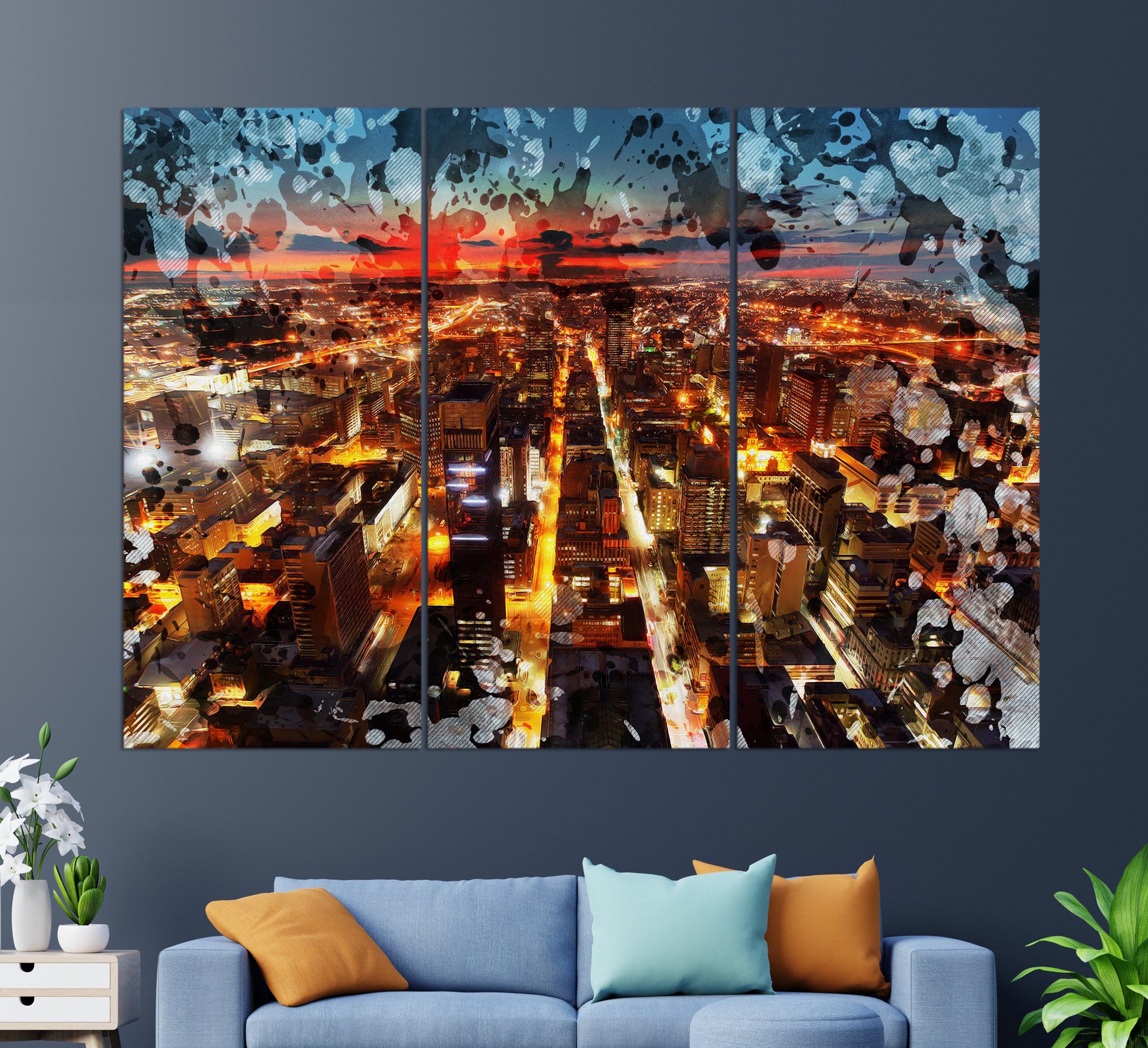 Cape Town Canvas Print Cape Town Wall Art South Africa Etsy