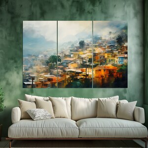 Tegucigalpa Canvas Print, Tegucigalpa Painting, Honduras Wall Art, Honduras Canvas Art image 4