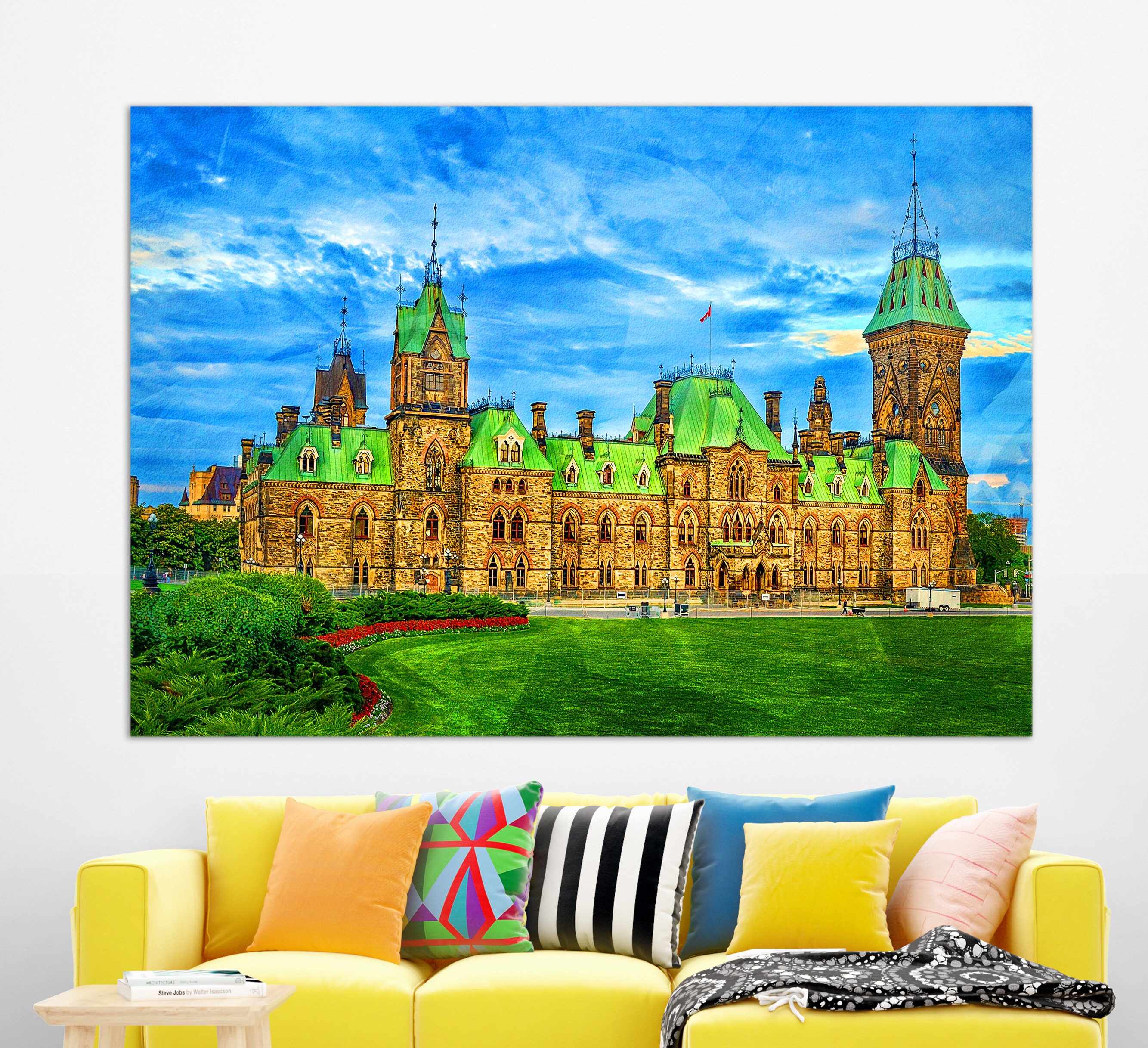 Ottawa Wall Art Parliament Hill Canvas Print Ottawa Etsy UK