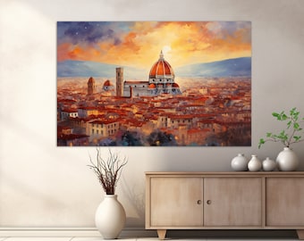 フィレンツェのキャンバス絵画 フィレンツェ イタリア 壁アート